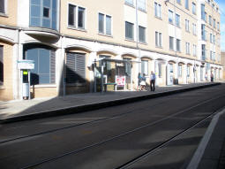 Looking across to the platform for trams to Station Street from just off the other platform