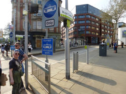 The stop from by the platform for trams to Toton Lane or Clifton South