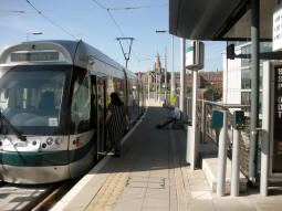 Looking along one of the platforms. There's another one to the left and a third at the end of this one