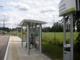 The platform for trams to Toton Lane