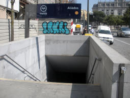One of the entrances