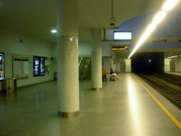 South-eastbound platform