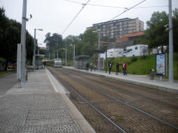 The platforms from by the departure platform