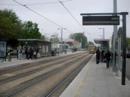 The platforms from the northbound