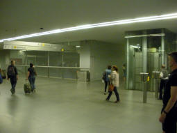 Looking towards the line D platforms