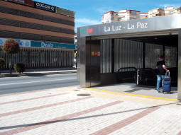 Two entrances (you can only see the side wall of the left-hand one)