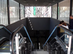 Inside one of the entrances