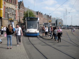 The eastern tram stops 1-4