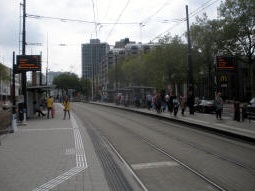 The platforms from the northbound
