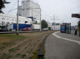Platforms from by the eastbound