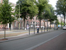 The platforms with the eastbound nearest