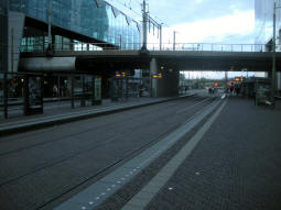 The low-level platforms from the northern end