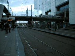The low-level platforms from the northern end