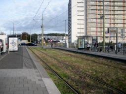 Platforms from by the eastbound