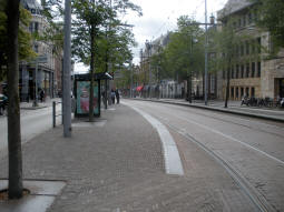The northbound platform with the southbound in the distance