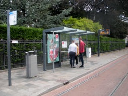 Northbound platform