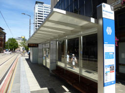 Platform 1 for trams to Edgbaston Village