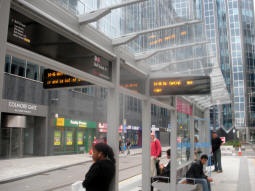 Looking along platform 1 for trams to Grand Central - New Street Station