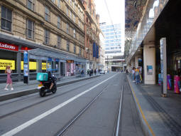 The platforms from by the one for trams to Edgbason Village