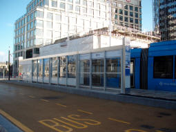Platform 2 from across the street