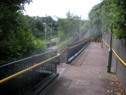 Approaching the stop from Victoria Street