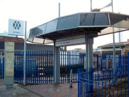 The entrance