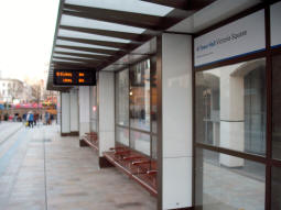 The platform for trams to Library � Centenary Square
